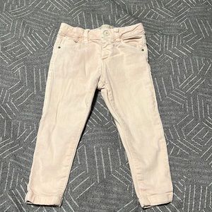 Zara Girls Pink Jeans Size 18-24 Months